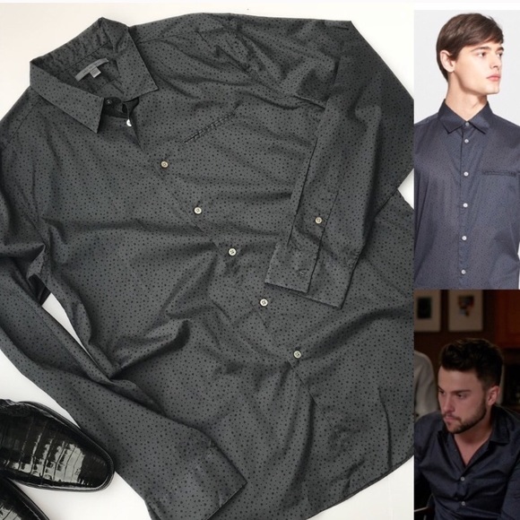 John Varvatos Other - John Varvatos Print Dress Shirt XXL Fits XL NWOT